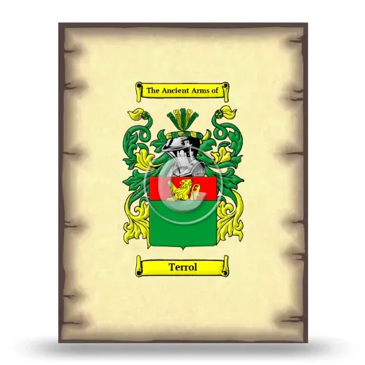Terrol Coat of Arms Print