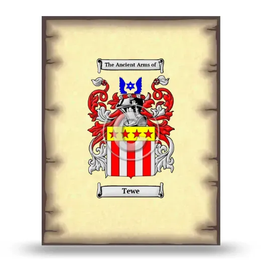 Tewe Coat of Arms Print