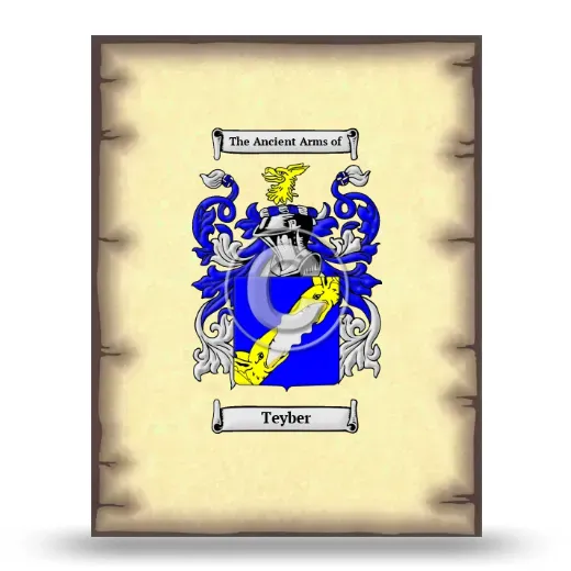 Teyber Coat of Arms Print