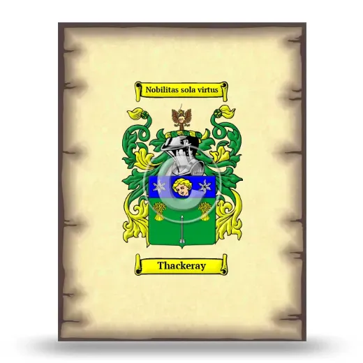Thackeray Coat of Arms Print