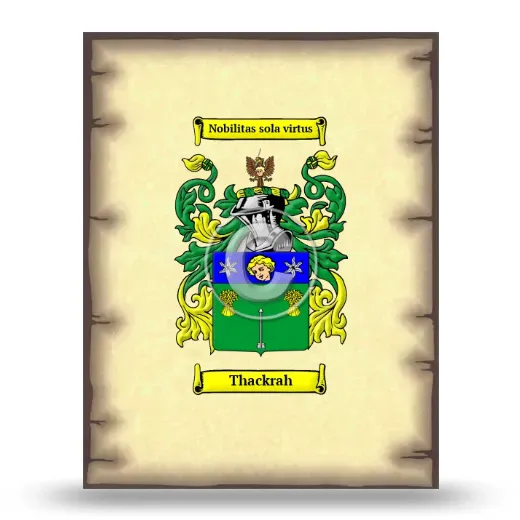 Thackrah Coat of Arms Print
