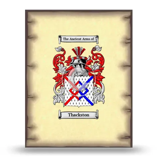 Thackston Coat of Arms Print