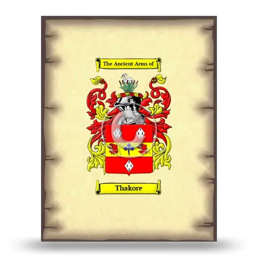 Thakore Coat of Arms Print