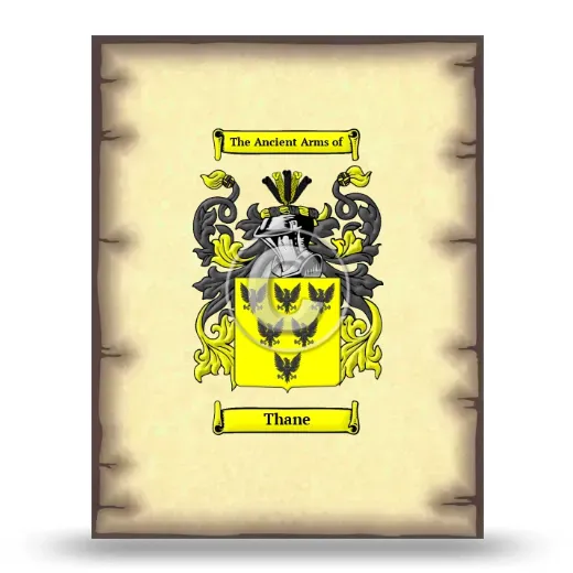 Thane Coat of Arms Print