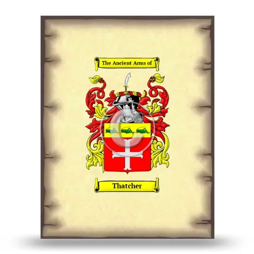 Thatcher Coat of Arms Print