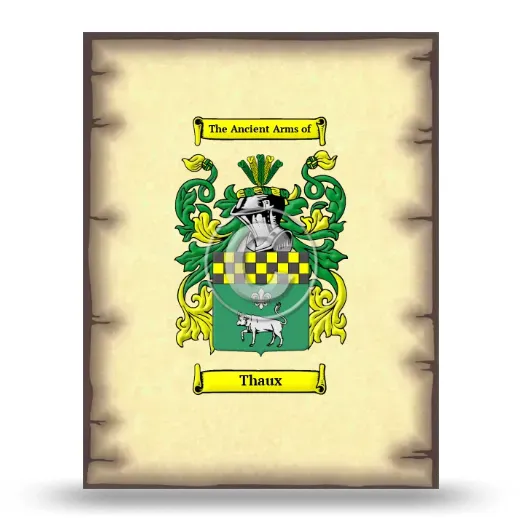 Thaux Coat of Arms Print