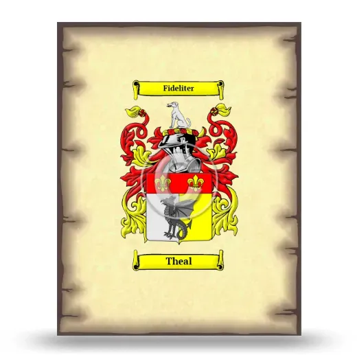 Theal Coat of Arms Print
