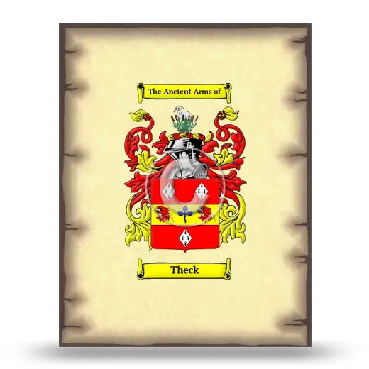 Theck Coat of Arms Print