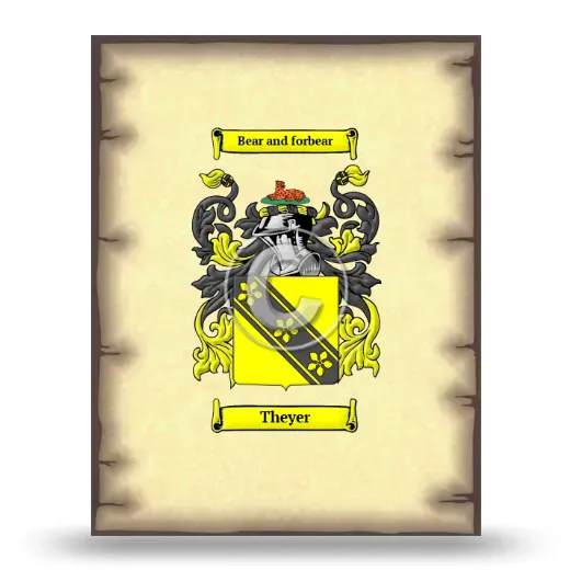 Theyer Coat of Arms Print