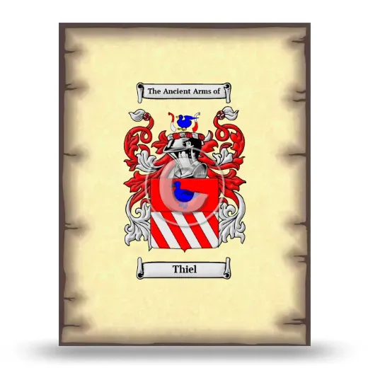 Thiel Coat of Arms Print
