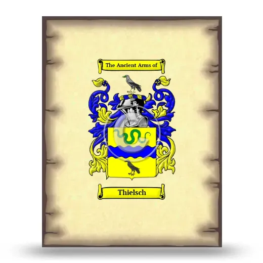 Thielsch Coat of Arms Print