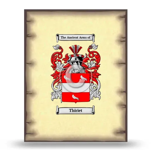 Thiriet Coat of Arms Print