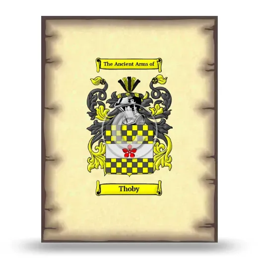 Thoby Coat of Arms Print