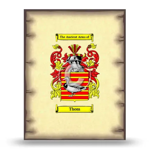 Thom Coat of Arms Print