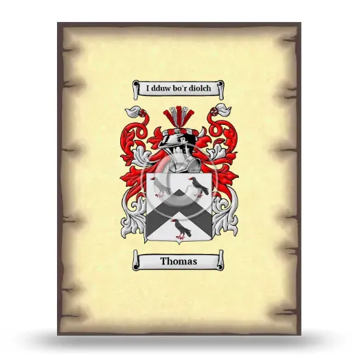 Thomas Coat of Arms Print