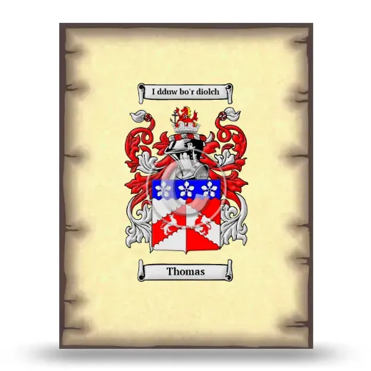 Thomas Coat of Arms Print