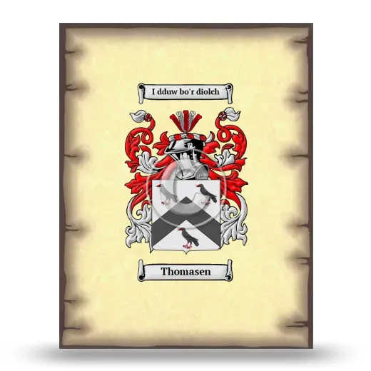Thomasen Coat of Arms Print