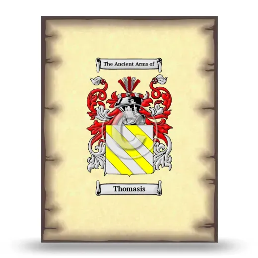 Thomasis Coat of Arms Print