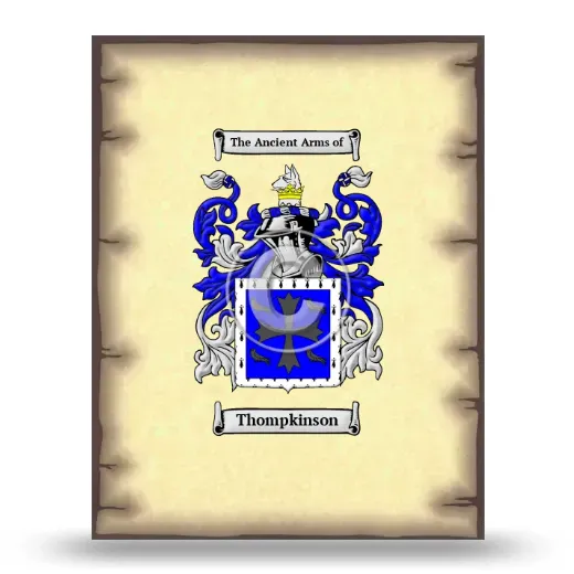 Thompkinson Coat of Arms Print