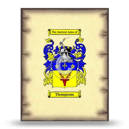 Thompsom Coat of Arms Print