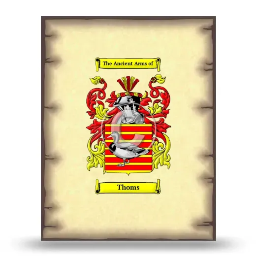 Thoms Coat of Arms Print