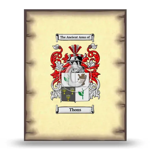 Thons Coat of Arms Print