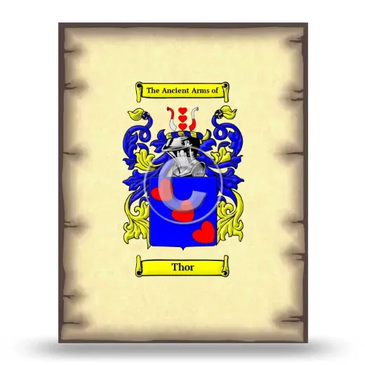 Thor Coat of Arms Print