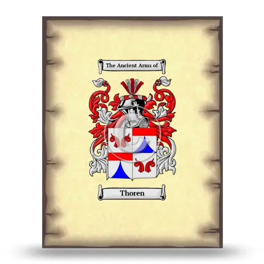 Thoren Coat of Arms Print