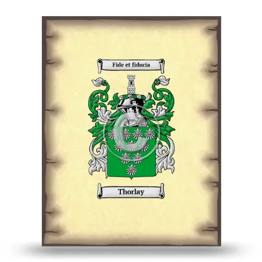 Thorlay Coat of Arms Print