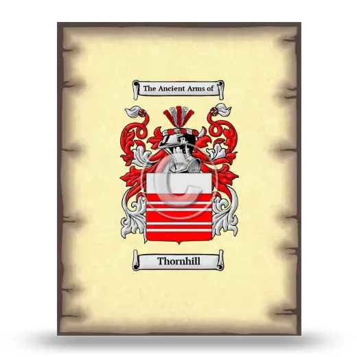 Thornhill Coat of Arms Print