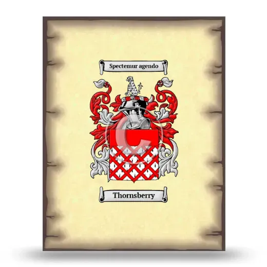 Thornsberry Coat of Arms Print