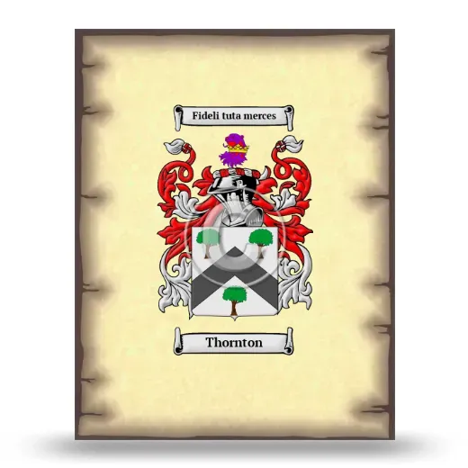 Thornton Coat of Arms Print