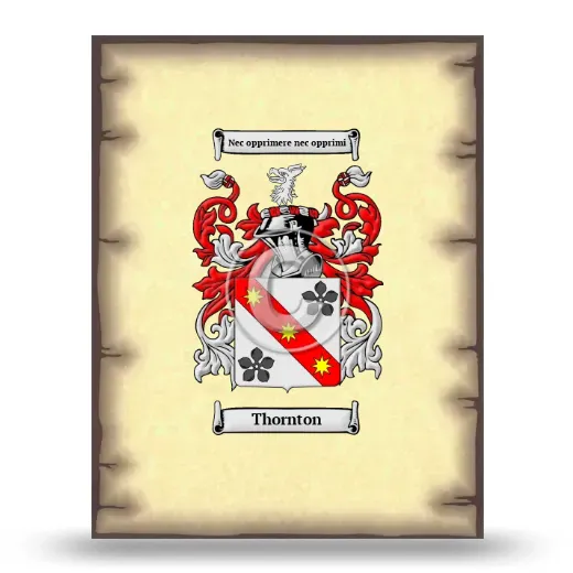 Thornton Coat of Arms Print