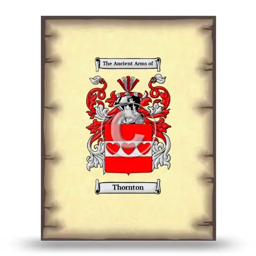 Thornton Coat of Arms Print
