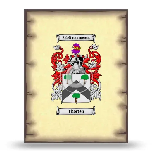 Thorten Coat of Arms Print