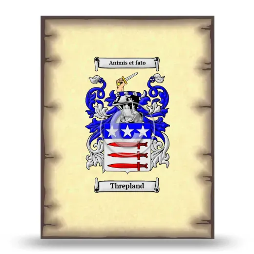 Threpland Coat of Arms Print