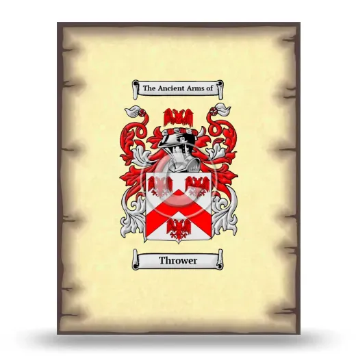 Thrower Coat of Arms Print