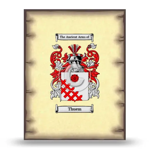 Thuem Coat of Arms Print