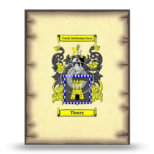 Thurry Coat of Arms Print