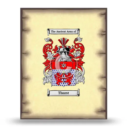 Thurst Coat of Arms Print