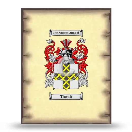 Thwait Coat of Arms Print