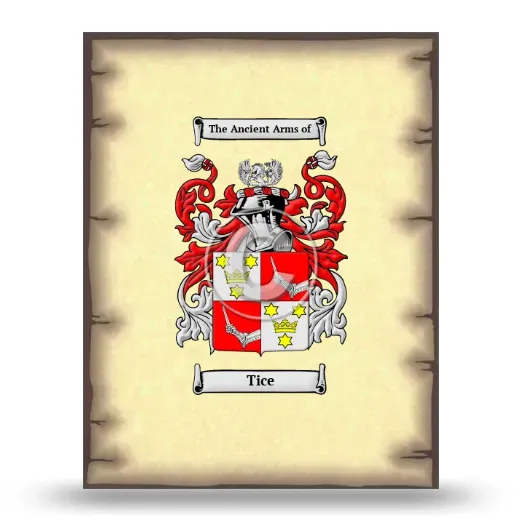 Tice Coat of Arms Print