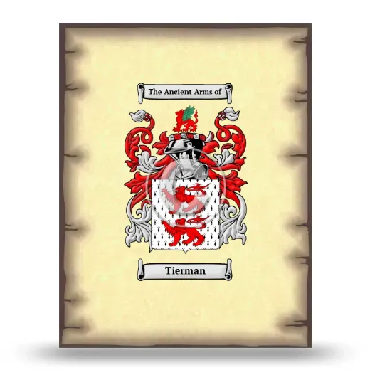 Tierman Coat of Arms Print