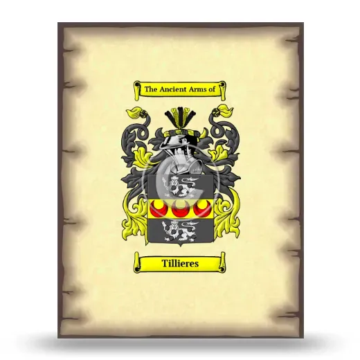 Tillieres Coat of Arms Print