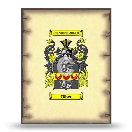 Tillyer Coat of Arms Print