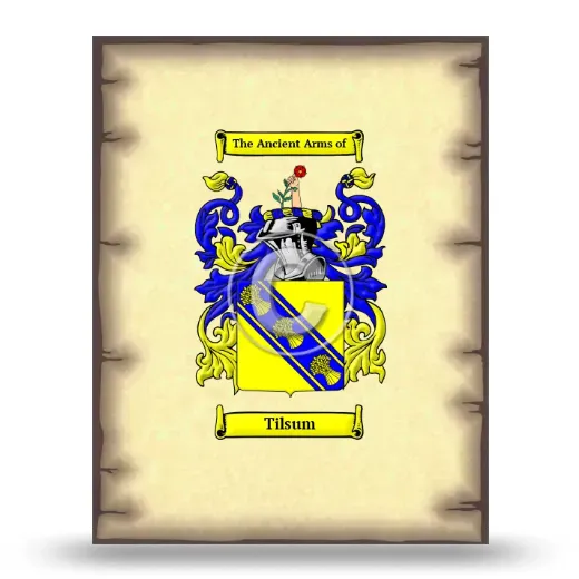 Tilsum Coat of Arms Print