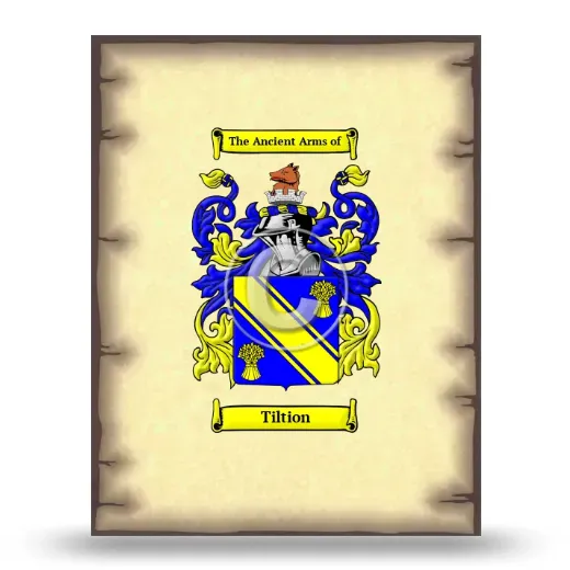 Tiltion Coat of Arms Print