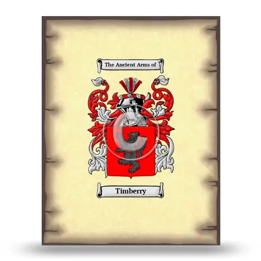 Timberry Coat of Arms Print