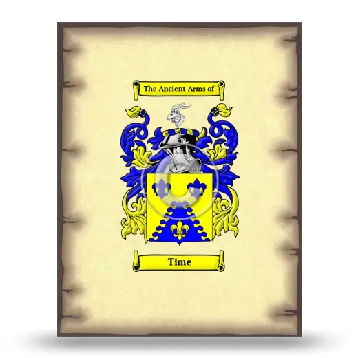 Time Coat of Arms Print