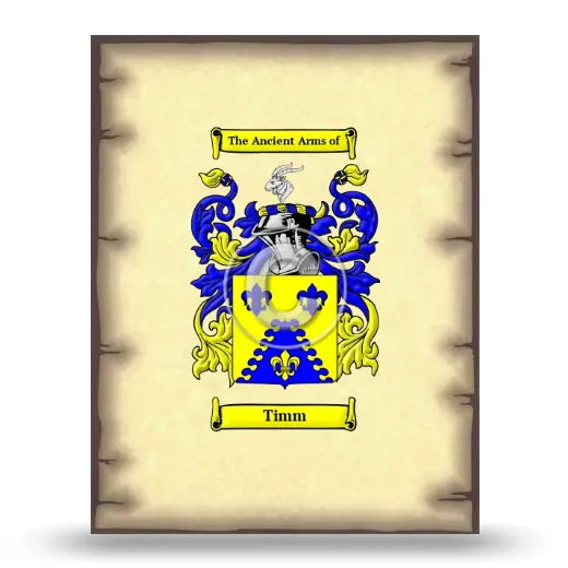Timm Coat of Arms Print